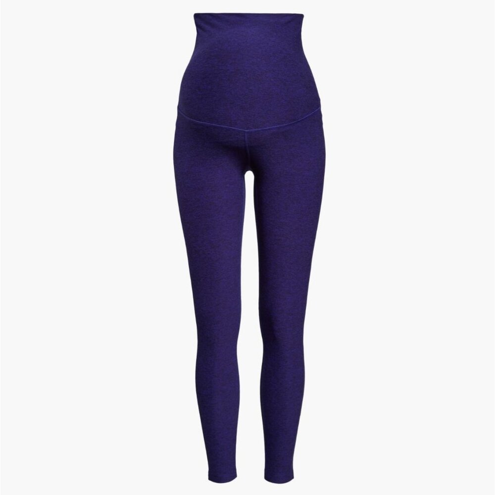 New Zella Restore Maternity Leggings M Space Dye High Waisted Yoga Pregnancy - Picture 5 of 10